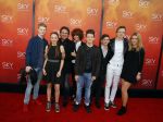 Amsterdam  3 april 2016
Premiere musical Sky in het Amsterdam theater.
Marco Borsato met zijn vrouw Leontine en kinderen Luca Senna en Jada