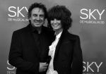 Amsterdam  3 april 2016
Premiere musical Sky in het Amsterdam theater.
Marco Borsato met zijn vrouw Leontine en kinderen Luca Senna en Jada
