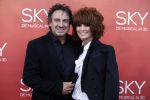 Amsterdam  3 april 2016
Premiere musical Sky in het Amsterdam theater.
Marco Borsato met zijn vrouw Leontine en kinderen Luca Senna en Jada