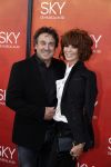 Amsterdam  3 april 2016
Premiere musical Sky in het Amsterdam theater.
Marco Borsato met zijn vrouw Leontine en kinderen Luca Senna en Jada