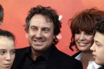 Amsterdam  3 april 2016
Premiere musical Sky in het Amsterdam theater.
Marco Borsato met zijn vrouw Leontine en kinderen Luca Senna en Jada