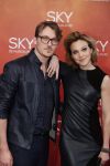 Amsterdam  3 april 2016
Premiere musical Sky in het Amsterdam theater.
Loes haverkort met ...