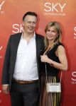 Amsterdam  3 april 2016
Premiere musical Sky in het Amsterdam theater.
Marcel Stolk met vrouw