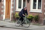 Amsterdam 6 april 2016 
Michiel Romeyn op de fiets