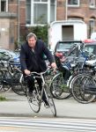 Amsterdam 6 april 2016 
Michiel Romeyn op de fiets