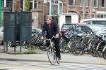 Amsterdam 6 april 2016 
Michiel Romeyn op de fiets
