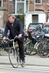 Amsterdam 6 april 2016 
Michiel Romeyn op de fiets