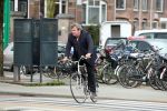 Amsterdam 6 april 2016 
Michiel Romeyn op de fiets