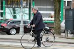 Amsterdam 6 april 2016 
Michiel Romeyn op de fiets