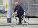 Amsterdam 6 april 2016 
Michiel Romeyn op de fiets