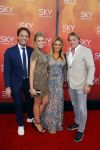 Amsterdam  3 april 2016
Premiere musical Sky in het Amsterdam theater.
Nicolette van Dam met man Bas Smit