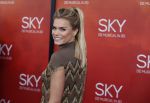 Amsterdam  3 april 2016
Premiere musical Sky in het Amsterdam theater.
Nicolette van Dam met man Bas Smit