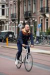 Amsterdam 8 april 2016
Oscar Aerts op de fiets in amsterdam zuid