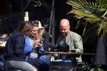 Amsterdam 10 april 2016
Oscar Aerts met zijn zwangere vriendin Jessica en nog een kennis op terras.