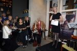 Amsterdam 21 maart 2016 
Boekpresentatie Patricia Snel. ( de pianist) Sandra Schuurhof ontvangt het eerste exemplaar. De presentatie was in hotel de Hallen.
