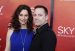 Amsterdam  3 april 2016
Premiere musical Sky in het Amsterdam theater.
Pia Douwes met een vriend