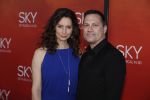 Amsterdam  3 april 2016
Premiere musical Sky in het Amsterdam theater.
Pia Douwes met een vriend