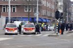 Amsterdam 11 maart 2016 
De politie arresteert twee mannen op de v baerlestraat.