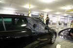 Amsterdam 11 april 2016 
Politie bij een franse auto met ingeslagen raam in parkeergarage