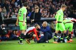 Eindhoven, 20 Maart 2016 Kompetitiewedstrijd PSV-AJAX, eindstand 0-2
Santiago Arias blessure