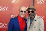 Amsterdam  3 april 2016
Premiere musical Sky in het Amsterdam theater.
Stanley Burlesson met Ivo Chundro