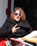 Amsterdam 11 april 2016 
Tygo Gernandt op terras in het zonnetje