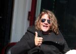 Amsterdam 11 april 2016 
Tygo Gernandt op terras in het zonnetje