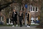 Amsterdam 2 april 2016 
Viktor Fischer met .... op straat in Amsterdam.