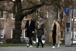 Amsterdam 2 april 2016 
Viktor Fischer met .... op straat in Amsterdam.
