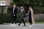 Amsterdam 2 april 2016 
Viktor Fischer met .... op straat in Amsterdam.