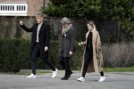Amsterdam 2 april 2016 
Viktor Fischer met .... op straat in Amsterdam.