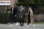Amsterdam 2 april 2016 
Viktor Fischer met .... op straat in Amsterdam.