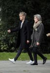 Amsterdam 2 april 2016 
Viktor Fischer met .... op straat in Amsterdam.