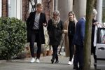 Amsterdam 2 april 2016 
Viktor Fischer met .... op straat in Amsterdam.