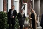 Amsterdam 2 april 2016 
Viktor Fischer met .... op straat in Amsterdam.