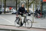 Amsterdam 20 maart 2016 
Wim Kieft op de fiets in Amsterdam rivierenbuurt