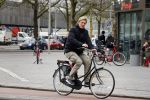 Amsterdam 20 maart 2016 
Wim Kieft op de fiets in Amsterdam rivierenbuurt