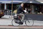 Amsterdam 20 maart 2016 
Wim Kieft op de fiets in Amsterdam rivierenbuurt