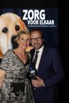 Aalsmeer 29 maart 2017
Hulphond gala in Aalsmeer studio's. Anita Witzier met man