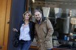 Amsterdam 24 maart 2017  
Bart Bosch met zijn vrouw in amsterdam zuid