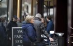Amsterdam 11 maart 2017 
Caroline Tenasen met man Ernst Jan Smids op de pc hooftstraat
