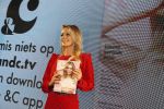 Amsterdam 21 maart 2017
Presentatie magazine Chantal janzen in de Adam toren. Chantal haar man Marco en zoon James waren er ook bij