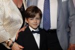 Amsterdam 21 maart 2017
Presentatie magazine Chantal janzen in de Adam toren. Ouders Chantal met zoon James
