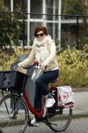 Amsterdam 22 maart 2017
Chazia Mourali op de fiets
