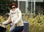 Amsterdam 22 maart 2017
Chazia Mourali op de fiets