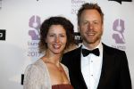 Hilversum 6 maart 2017
Uitreiking Buma awards in studio 21. Diggy Dexx en partner Dagmar Holtman