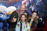 Amsterdam 18 maart 2017 
premiere Smurfen in  Pathe Arena. Eddy Zoey met zijn kinderen