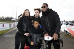 Biddinghuizen 5 maart 2017
De hollandse 100 op de ijsbaan in Biddinghuizen georganiseerd door Prins Bernhard. Patrick Kluivert met Rossana Kluivert Shane Nino en Demi