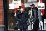 Amsterdam 1 maart 2017 
Fockeline Ouwerkerk aan het shoppen met stylist Tommie Driessen