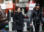 Amsterdam 1 maart 2017 
Fockeline Ouwerkerk aan het shoppen met stylist Tommie Driessen